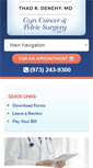 Mobile Screenshot of njgyncancer.com